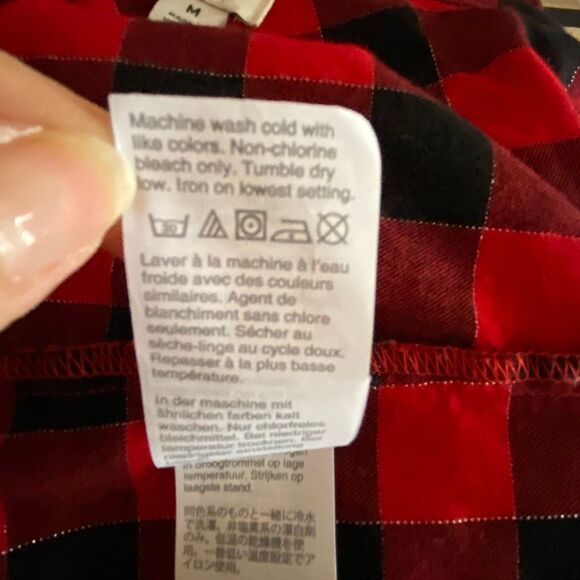 J.Crew buffalo plaid button up shirt size M - Picture 8 of 9
